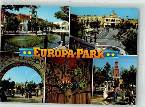 Rust Europa-Park Piazza Italienischer Stadtteil Elektronische Vogelschau Verlag Stumpf