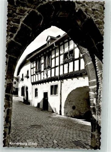 53949 W5377 Kronenburg ü. Blankenheim, Eifel - Gotischer Torbogender Befestigungsanlage