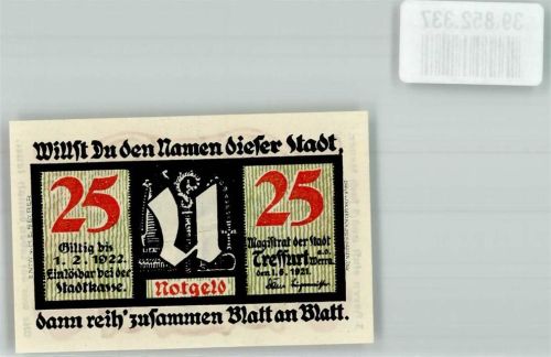 Treffurt 1921 25 Pfg. ehem. Kurmainzisch. Amtshaus bis 1802