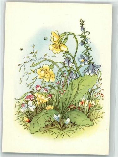 sign. Laabs Schlüsselblume Kunstverlag Gerbig u. Co.