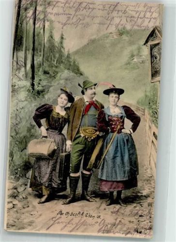 1903 Fed. Ch. Scolik Volkstrachten Bayern