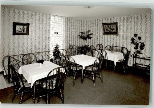 Hetzbach Pension Lindenhof Ort handschriftlich Foto Original aus Archiv eines Ansichtskartenverlags