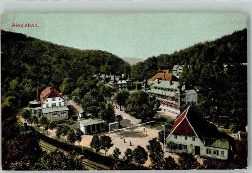 Alexisbad 1909 Bahnpost Frose