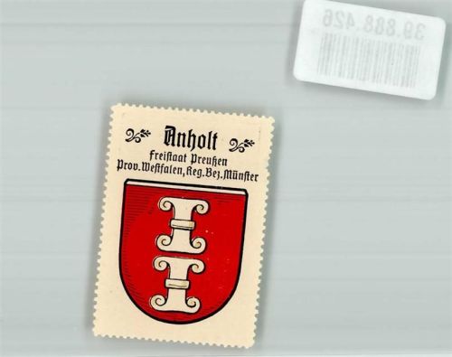 Anholt Freistaat Preußen Prov. Westfalen Reg. Bez. Münster