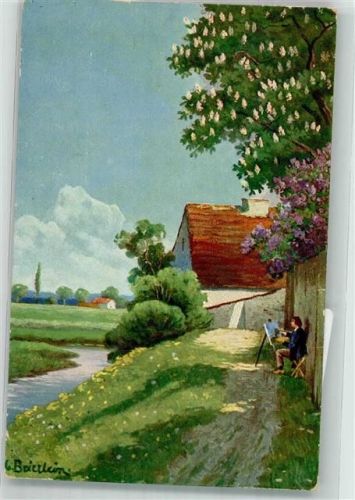 Landschaft sign. Beierlein Verlag Köhn Serie 317-2