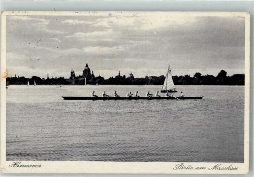 Hannover 1938 Maschsee Achter