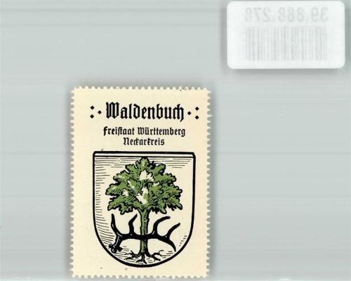 Waldenbuch Freistaat Württemberg Neckarkreis