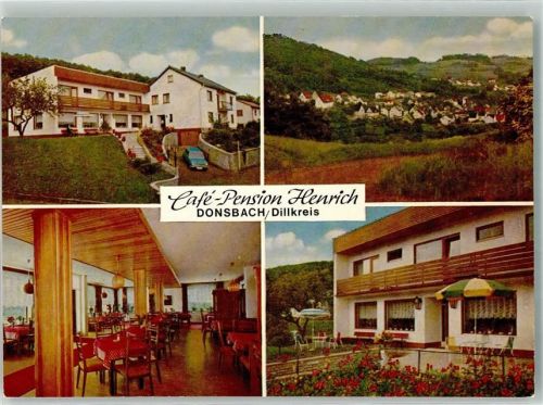 Donsbach Cafe Pension Henrich Werbung