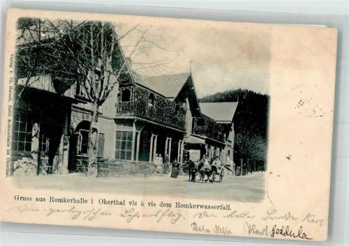 Okertalsperre 1903 Hotel Romkerhalle im Okertal