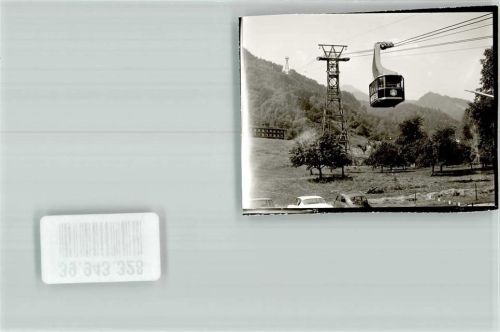 83346 W8221 Bergen , Chiemgau FOTO KEINE AK Seilbahn Ort handschrfitlich Foto Original aus Archiv eines Ansichtskartenverlags