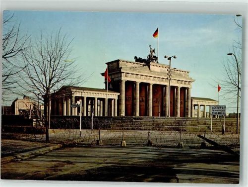 Brandenburger Tor nach 13. Aug. 1961