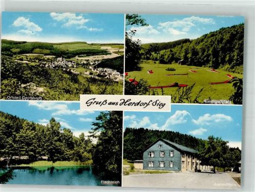 57562 W5243 Herdorf , Sieg - Minigolf Dermbach Jugendheim