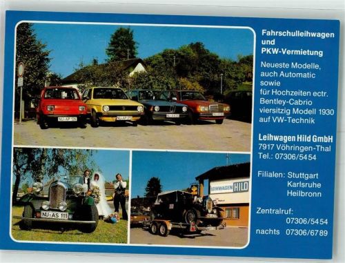 Vöhringen Auto Oldtimer Leihwagen Hild GmbH