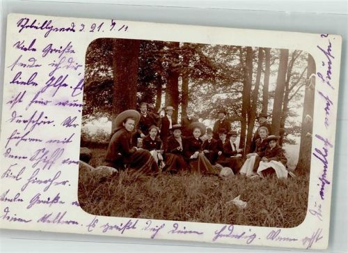 Apenrade 1904 Gruppenfoto Ort lt. Stempel