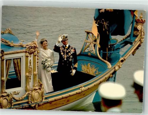 H.M. König Carl XVI Gustav u. H.M. Königin Silvia Adel Schweden