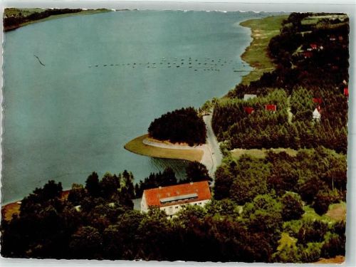 59519 W4773 Körbecke , Möhnesee 1966 Foto AK Fliegeraufnahme Jugendherberge Möhnesee