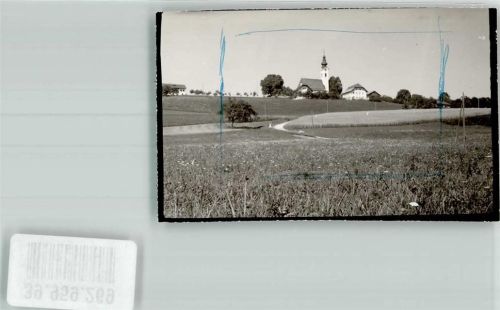 83404 W8229 Ainring FOTO KEINE AK Kirche Ort handschriftlich Foto Original aus Archiv eines Ansichtskartenverlags