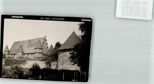 Vohenstrauß Schloss Ort handschriftlich Foto Original aus Archiv eines Ansichtskartenverlags