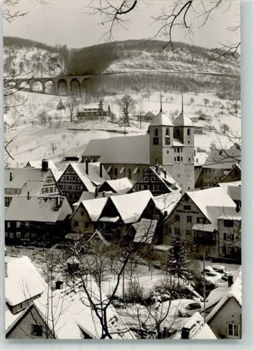 73349 W7346 Wiesensteig - Winter Albhotel Malakoff