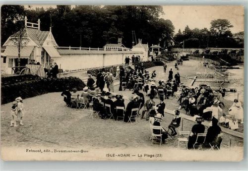 L'Isle-Adam 1913 Schwimmbad