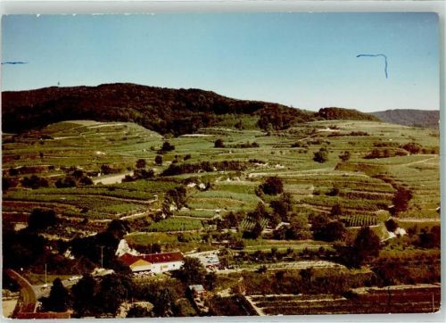 Oberrotweil Fliegeraufnahme Ort handschriftlich Foto Original aus Archiv eines Ansichtskartenverlags