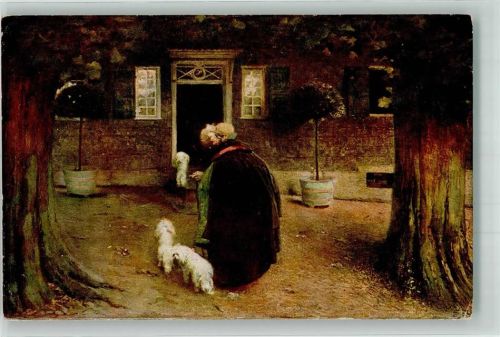 Nr. 168 Friedrich Fehr : Die Alte Hunde Bauernhaus Historismus