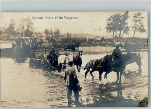 Sanitäts-Komp. 19 K.D. Feldpostexped. d. 4. Landw. Div. Kriegsschauplatz 1916