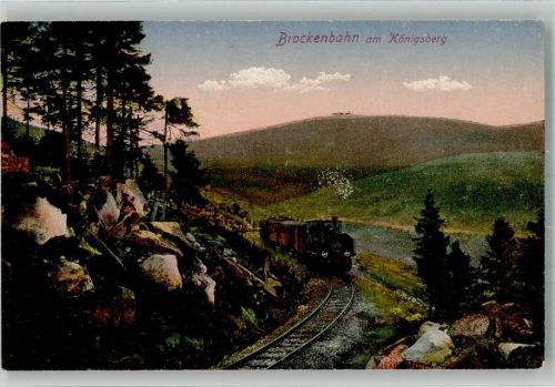 1920 Brockenbahn am Königsberg