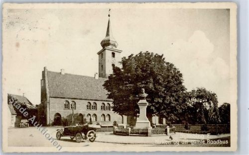 Nykobing Kirken og det gamle Raadhus Radhaus Kirche