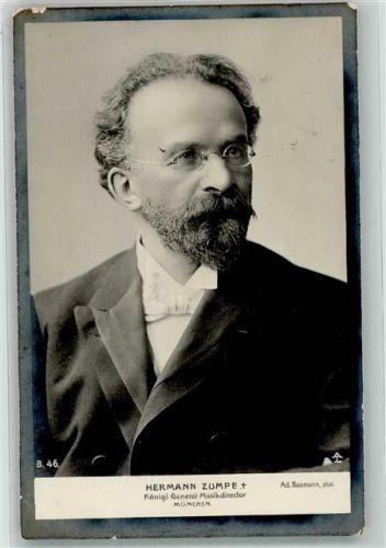 München 1907 Hermann Zumpe Königl. General-Musikdirector