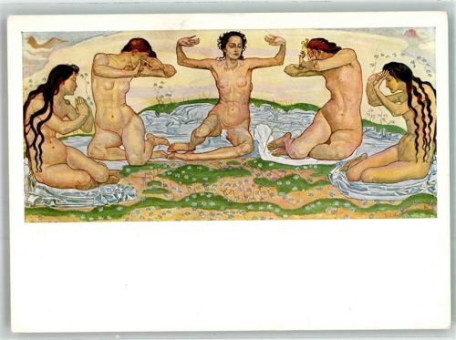 Bern Der Tag Erotik Kunstmuseum Rascher`s Künstlerkarte Nr. 22 Repro