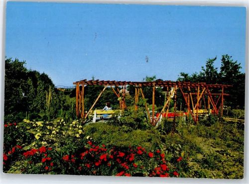 25712 W2224 Burg (Dithmarschen) - Pergola im Baumgarten