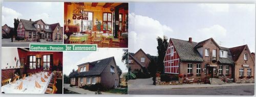 Ebstorf Gasthaus Zur Tannenworth, Klapp-Karte