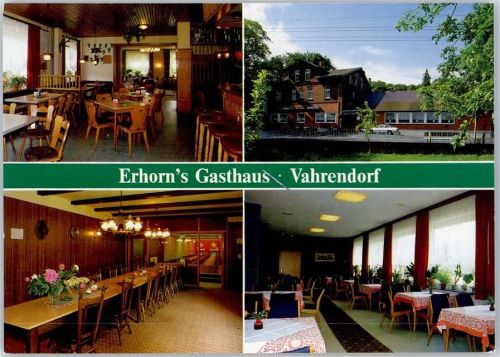21224 W2107 Vahrendorf , Siedlung - Erhorn´s Gasthaus, Kegelbahn