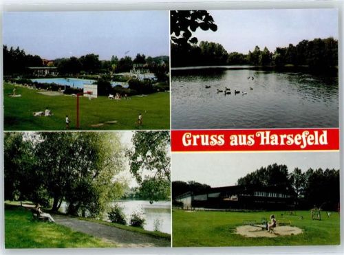 21698 W2165 Harsefeld - Freibad, Seepartie, Spielplatz