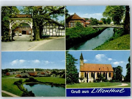 Lilienthal Murken´s Gasthof, Kirche, Brücke