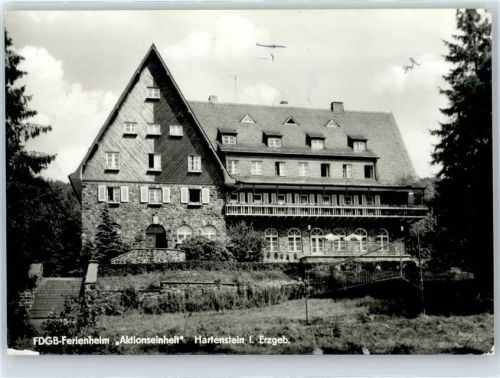 08118 O9509 Hartenstein b Zwickau - FDGB-Erholungsheim Aktionseinheit