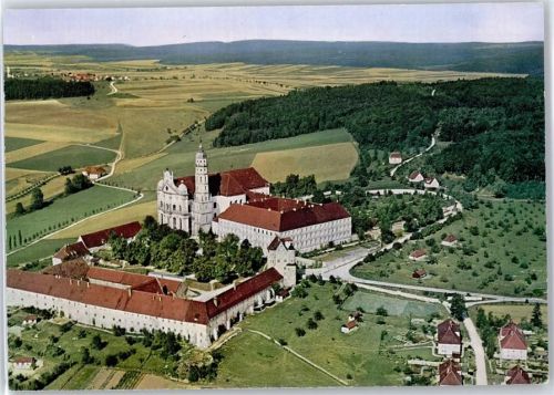 Neresheim Kloster , Fliegeraufnahme