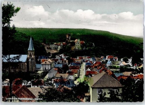 61250 W6390 Kransberg , Taunus - Posthilfsstellenstempel , Marke entfernt
