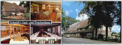 Garstedt Gasthaus Pension Schmidt, Klappkarte