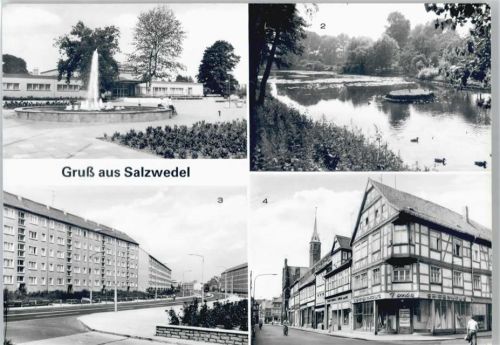 Salzwedel Klubhaus, Pfefferteich, Neue Siedlung, Burgstraße