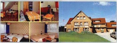 Sankt Peter-Ording Pension Dünenschloß, Klapp-Karte