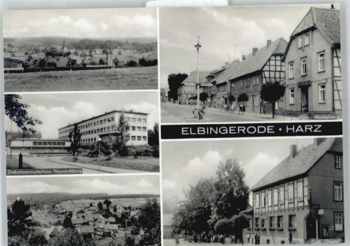Elbingerode Kirche, Ortsansicht, Diakonissen Mutterhaus Neuvandsburg, Marktplatz