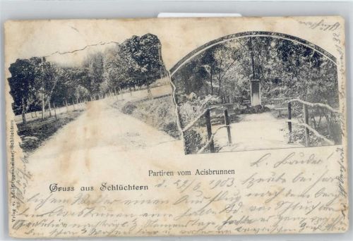 Schlüchtern Partien vom Acisbrunnen