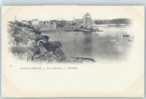 Saint-Servant Teilansicht, Hafen