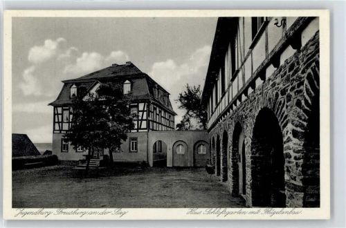 57548 W5242 Freusburg - Jugendherber Freusburg, Haus Schloßgarten mit Flügelanbau