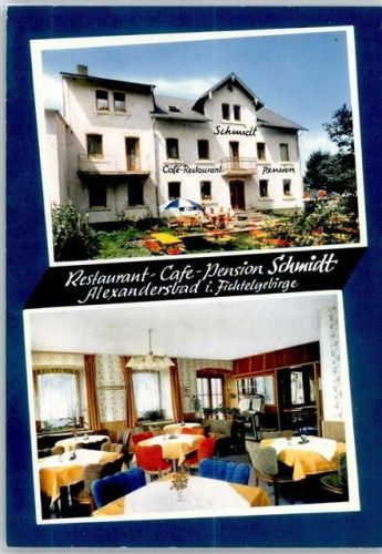 Bad Alexandersbad Restaurant Pension Schmidt
