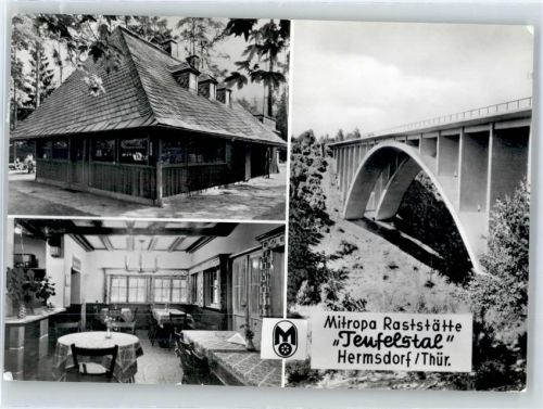 Hermsdorf Mitropa-Raststätte Teufelstal, Brücke