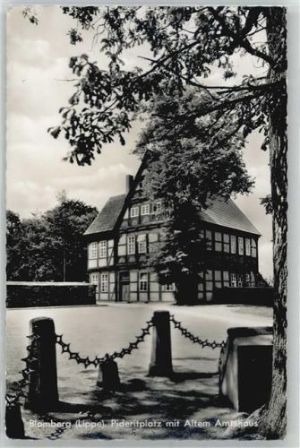 Blomberg Pideritplatz mit Altem Amtshaus