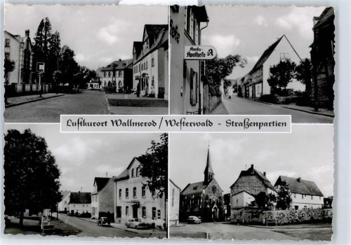 Wallmerod Straßenansicht, Kirche, Amts-Apotheke